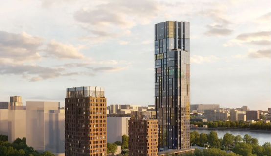 莫斯科河畔地标住宅亮相！6686体育高速梯出海，为43层超高层定制垂直出行